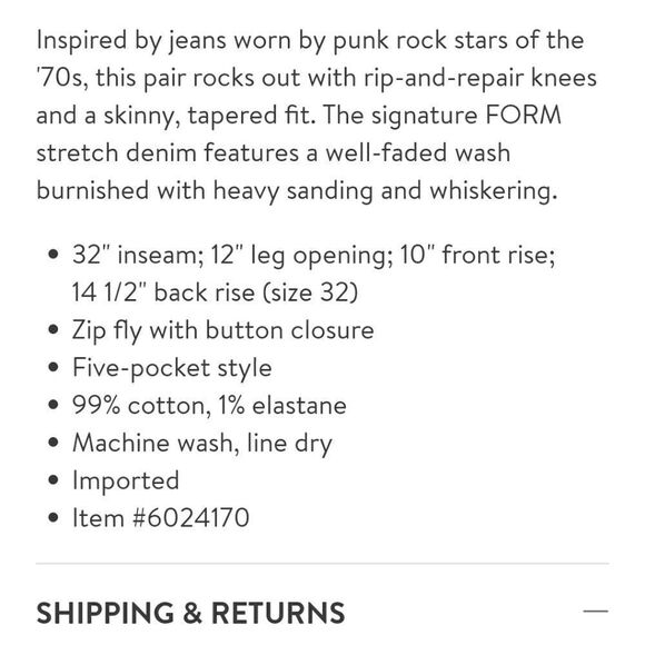 Neuw Iggy Skinny Jeans Ripped Knee Blue Men's  30 - Picture 8 of 9